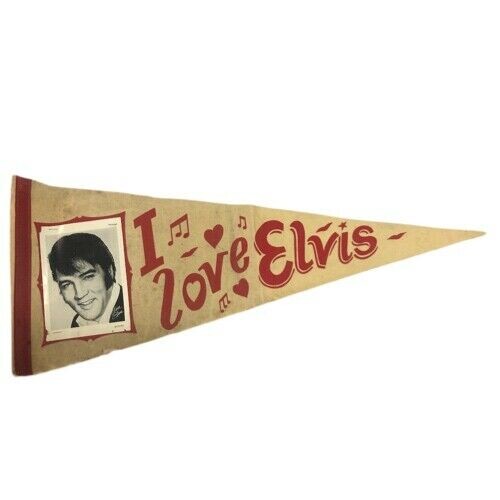 Elvis souvenir pennant