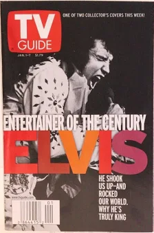 TV Guide Entertainer of the Century Elvis cover